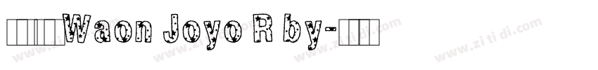 和音 和音 Waon Joyo R by字体转换